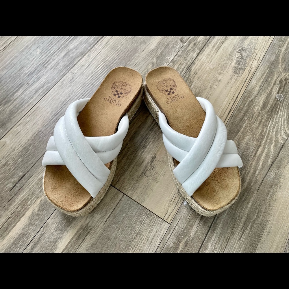 Vince Camuto Senoell Flatform Espadrille (Size: 7)